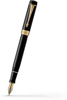 Перьевая ручка Parker Duofold International Black GT (1931383),(S0690410)