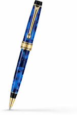 Шариковая ручка Aurora Optima Variegated Blue Gold Plated Trim (AU 998-BA)