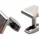 Запонки Colibri Equinox Stainless Steel Satin Faceted Rose Gold, CB D-20020CL.