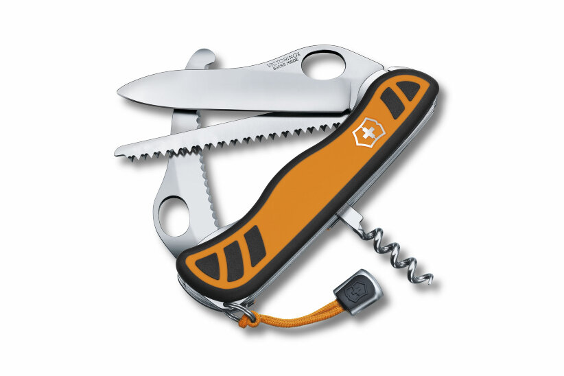 Нож Victorinox Hunter XT One Hand, 0.8341.MC9, 111 мм, 6 функций, оранжевый.