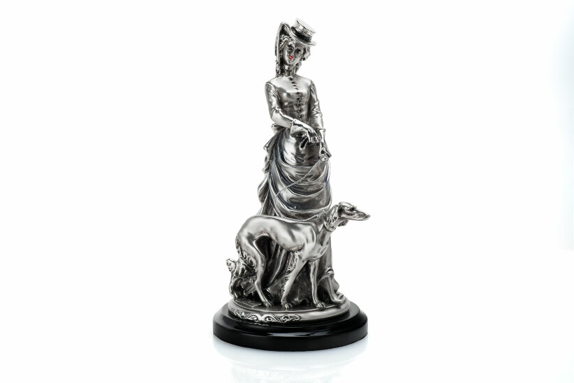 Статуэтка Brunel "Дама с собакой", высота:28 см, BN ST/15 C.