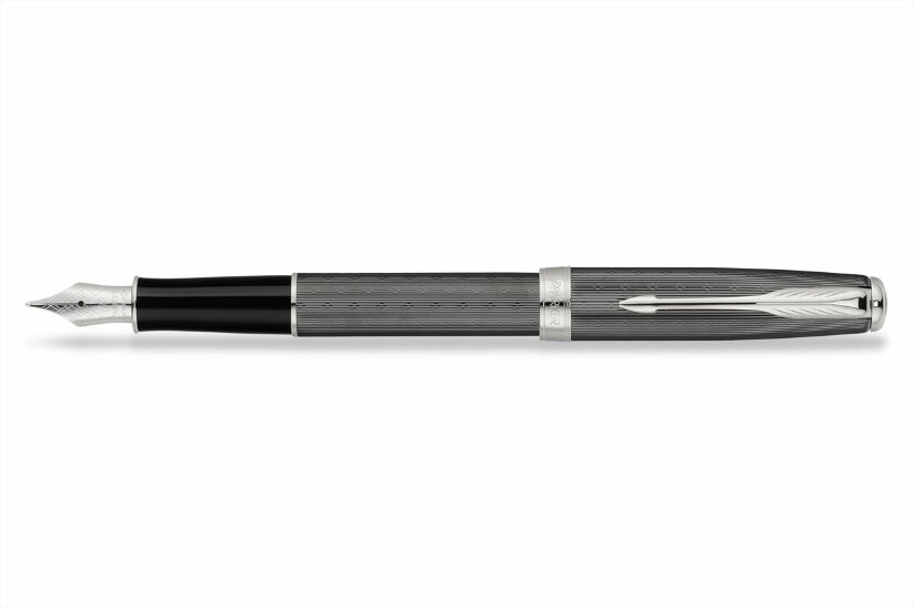 Перьевая ручка Parker Sonnet Chiselled Carbon (S0808590),(S0808600)