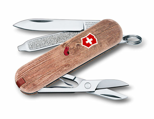 Нож Victorinox Classic "Woodworm", 0.6223.L1706, 58 мм, 7 функций, дерево.