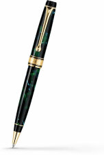 Шариковая ручка Aurora Optima Variegated Green Gold Plated Trim (AU 998-VA)