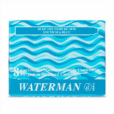 Картридж для перьевой ручки Waterman, цвет: бирюзовый