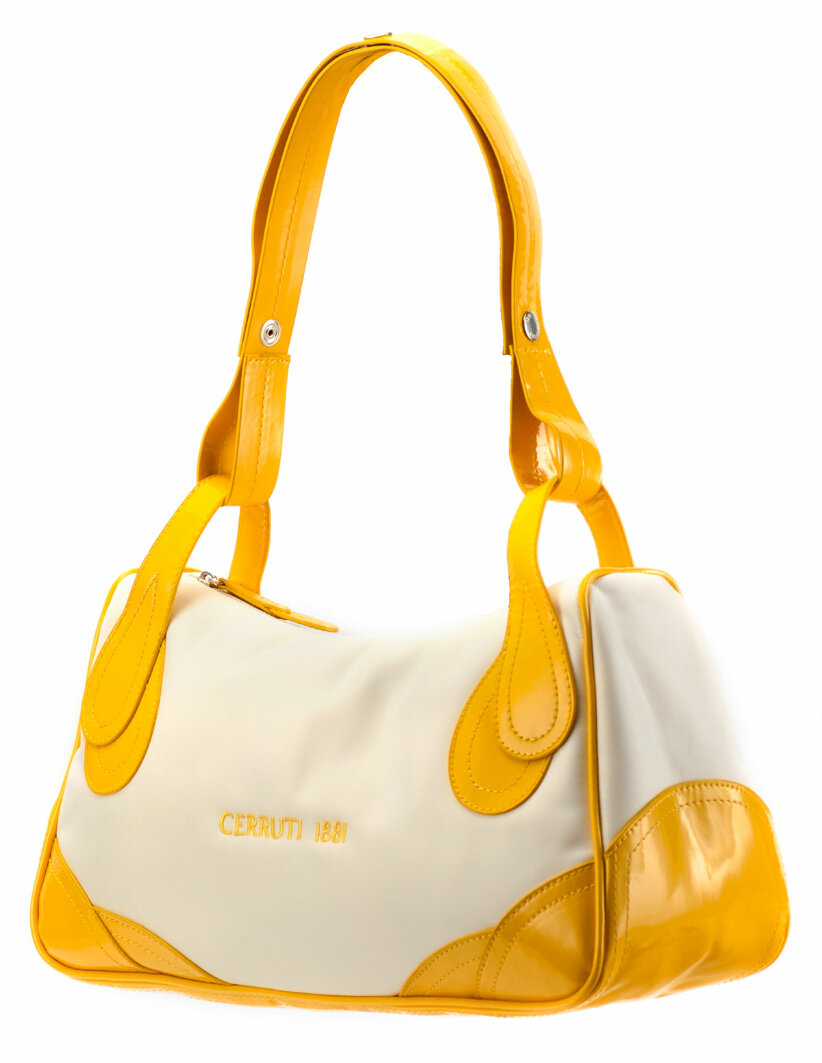 Сумка Cerruti Summer beige/ yellow, CE 18856Tжелт, 12.5х16.5 см, натуральная кожа.