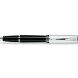 Перьевая ручка Aurora Ipsilon Black Resin Chrome Cap Chrome Plated Trim (AU B11/C*)