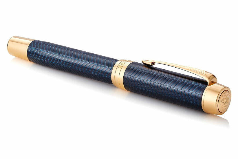 Перьевая ручка Parker Duofold Prestige Centennial Blue Chevron GT (1931369),(1931370)