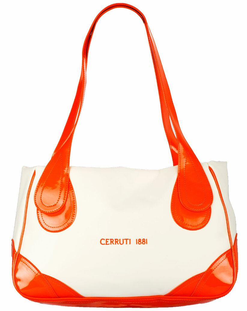 Сумка Cerruti Summer beige/orange, CE 18857Tоранж, 12х21 см, натуральная кожа.