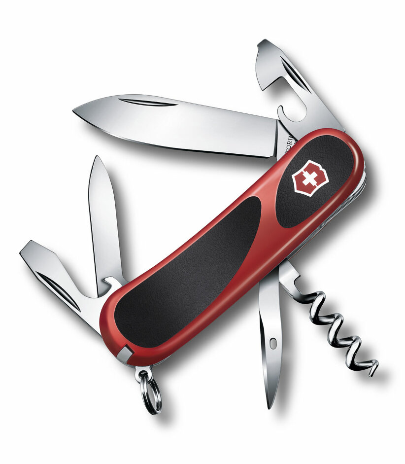 Нож Victorinox Eco Line red, 2.3803, 84 мм, 13 функций, красный.