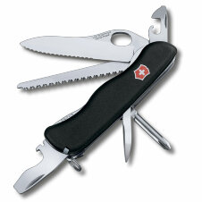 Нож Victorinox Trailmaster One Hand Wavy Edge, 0.8463.MW3, 111 мм, 12 функций, черный.