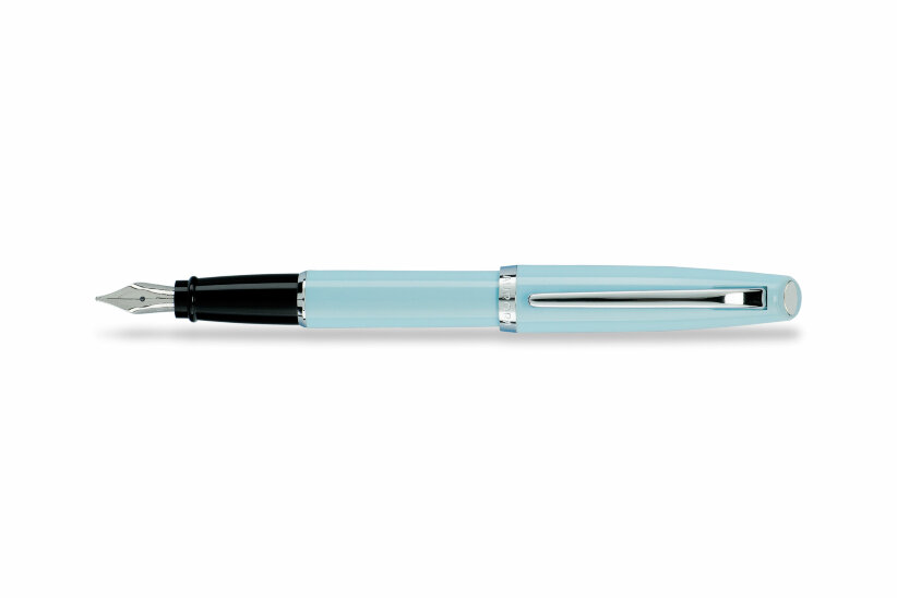 Перьевая ручка Aurora Style Aquamarine Barrel Chrome Plated Trim (AU E12-ACM)