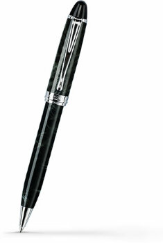 Шариковая ручка Aurora Ipsilon Deluxe Black Barrel Gold Plated Trim (AU B32-NP)