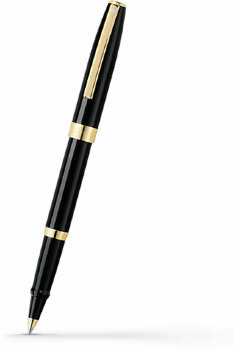 Ручка-роллер Sheaffer Sagaris Gloss Black Gold Tone Trim (SH E1947151)