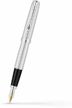 Перьевая ручка Diplomat Excellence Guilloch Chrome (D 20000397),(D 20000354),(D 20000541),(D 20000352),(D 2000