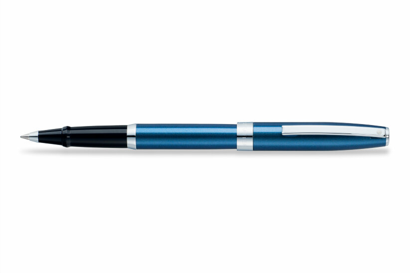 Ручка-роллер Sheaffer Sagaris Metallic Blue Chrome Trim (SH E1947851)