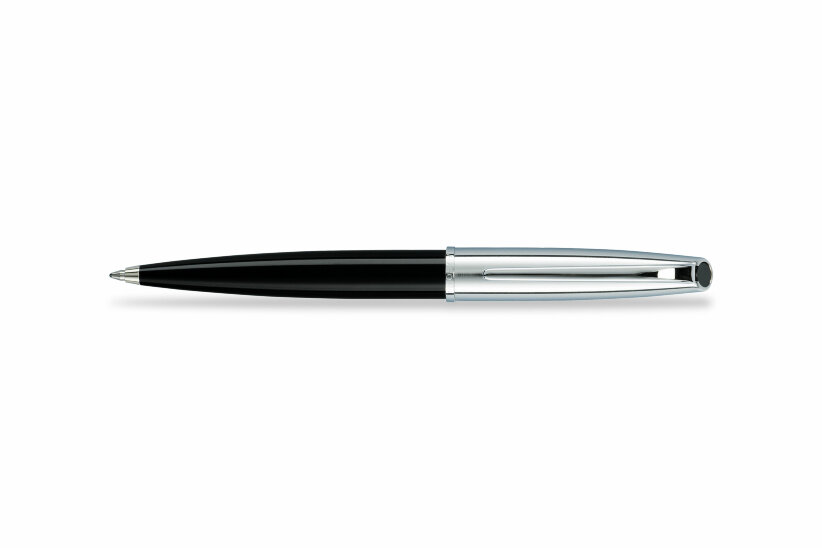 Шариковая ручка Aurora Style Black Resin Barrel Chrome Plated Cap Chrome Plated (AU E35-P)