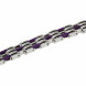 Браслет Colibri Trance Stainless Steel Purple Rubber, CB LBR-108100-E.
