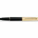 Ручка-роллер Aurora Style Black Resin Barrel Gold Plated Cap (AU E78)