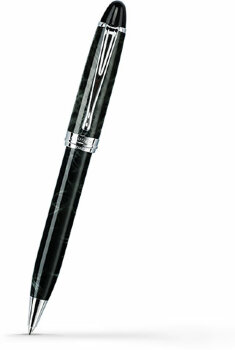 Шариковая ручка Aurora Ipsilon Marbled Grey Chrome Plated Trim (AU B33-CG)