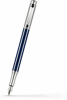 Перьевая ручка Caran d'Ache Varius Chinablue Silver Plate Rhodium (CR 4490-019)