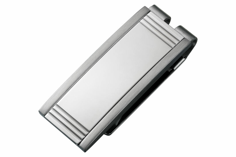 Зажим для денег Colibri Prime Stainless Steel Silver, CB BMC-101600E, серебро.