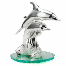 Статуэтка Krisa "Пара дельфинов", высота:19 см, KS DR0555.