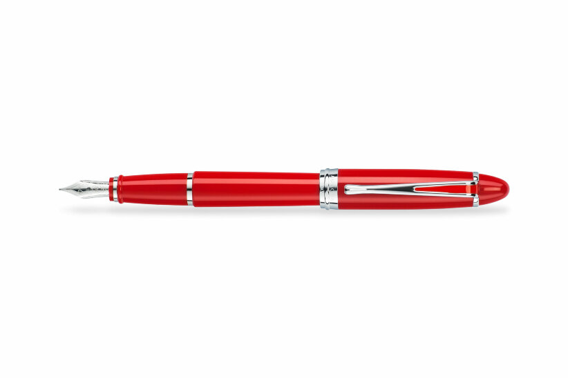 Перьевая ручка Aurora Ipsilon Red Resin Chrome Plated Trim (AU B12-CRM)