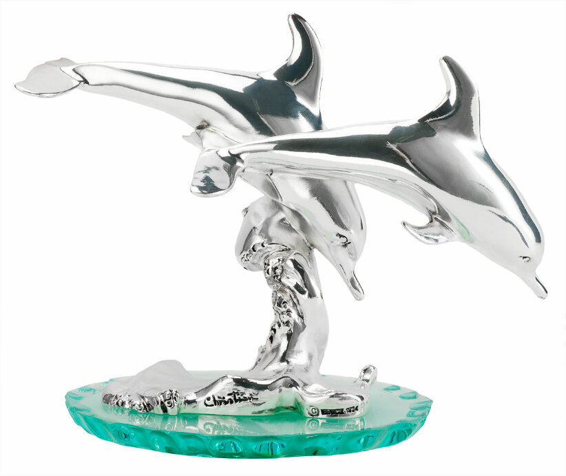 Статуэтка Krisa "Пара дельфинов", высота:22 см, KS DR0617.
