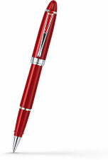 Ручка-роллер Aurora Ipsilon Red Resin Chrome Plated Trim (AU B72-CR)