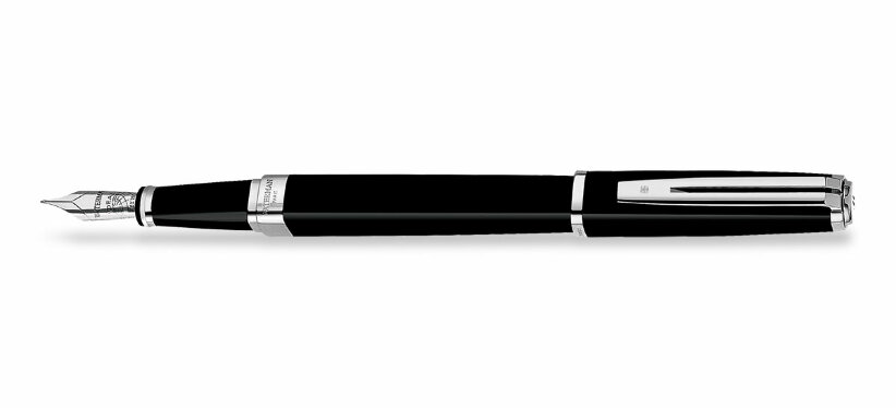 Перьевая ручка Waterman Exception Slim Black Lacquer ST (S0637020),(S0637010)