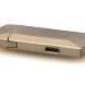 Зажигалка газовая Colibri Zephyr Matt Titanium Finish & Polished Chrome