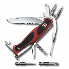 Нож Victorinox RangerGrip 174, 0.9728.WC, 130 мм, 17 функций, красный.