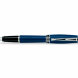 Перьевая ручка Aurora Ipsilon Royal Blue Matt Velvet Chrome Plated Trim (AU B10-BM)