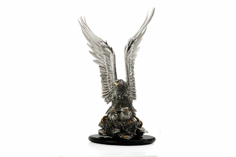 Статуэтка Krisa "Орёл с поднятыми крыльями и 2 птенца", высота:61 см, BN ST/151.