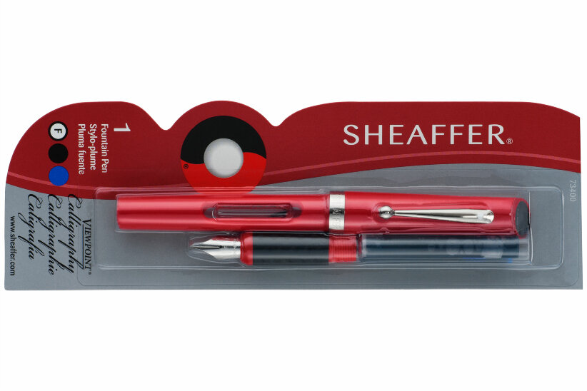Перьевая ручка Sheaffer VPT Carded Red, перо: F, (SH 73400)
