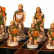 Шахматные фигуры Римляне и Варвары