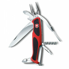 Нож Victorinox RangerGrip 74, 0.9723.CB1, 130 мм, 14 функций, красный.