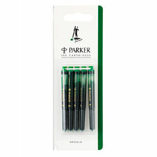 Картридж для перьевой ручки Parker, цвет: зеленый