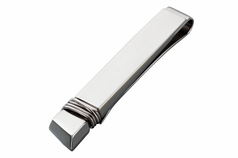 Заколка для галстука Colibri Innuendo Stainless Steel Silver, CB BTA-101700E, серебро.