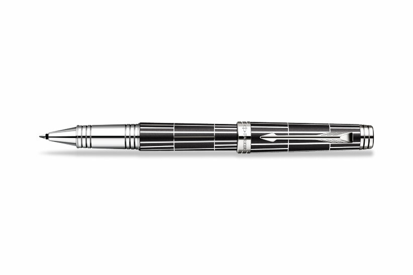 Ручка-роллер Parker Premier Luxury Black CT (1876392)